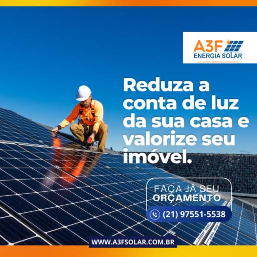 Comprar o produto de Energia Solar Off Grid em Energia Solar pela empresa A3F Energia Solar em Duque de Caxias, RJ por Solutudo