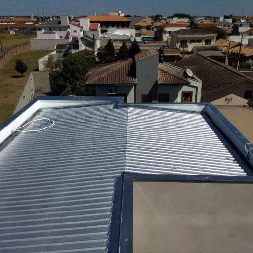 Cobertura de Aço Galvanizado por AGL Serralheria