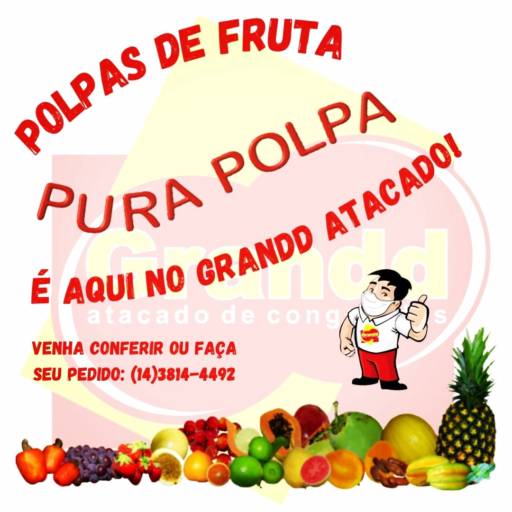 Comprar a oferta de Polpa de Frutas em Sucos de Polpa pela empresa Grandd Atacado de Congelados em Botucatu, SP por Solutudo