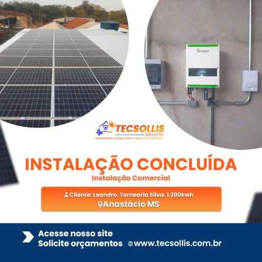 Energia Solar para Indústria por TECSOLLIS SOLUÇÕES