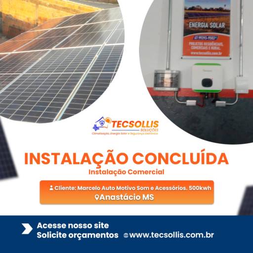 Energia Solar​ em Aquidauana, MS por TECSOLLIS SOLUÇÕES