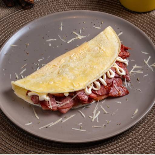 Crepioca de calabresa por Titão | Burger Artesanal + Culinária Nordestina