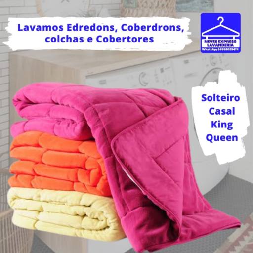 Lavagem de edredom  por Neves Express Lavanderia Loja 1