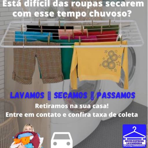 Lavagem de roupa  por Neves Express Lavanderia - loja 2