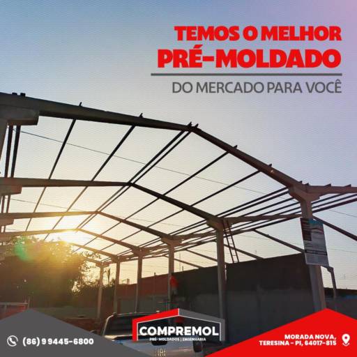 Galpões com estruturas pré-moldadas 