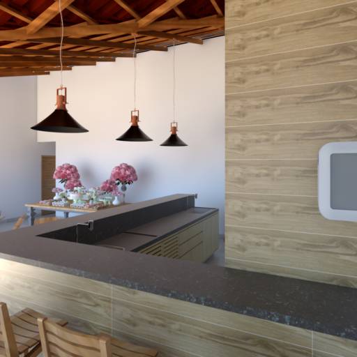 Projeto arquitetônico e de interiores (área de lazer) em Bauru por Bianca Oliveira - Arquiteta em Bauru