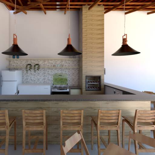 Projeto arquitetônico e de interiores (área de lazer) em Bauru por Bianca Oliveira - Arquiteta em Bauru