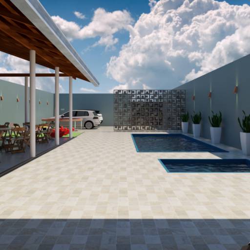 Projeto arquitetônico e de interiores (área de lazer) em Bauru por Bianca Oliveira - Arquiteta em Bauru