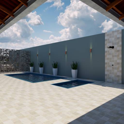 Projeto arquitetônico e de interiores (área de lazer) em Bauru por Bianca Oliveira - Arquiteta em Bauru