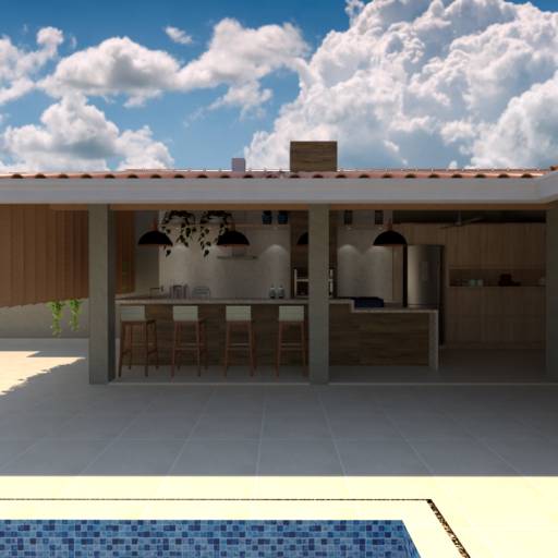 Projeto de reforma – residencial (área de lazer) em Bauru por Bianca Oliveira - Arquiteta em Bauru