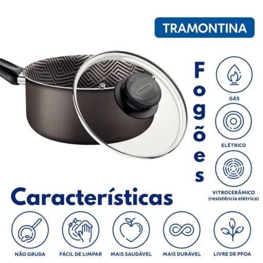 Panela Chumbo 22cm Antiaderente - Tramontina por Casa Vitória