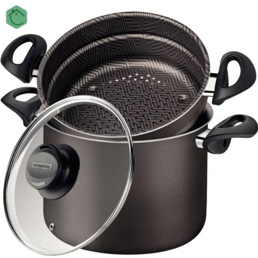 Cozi-Vapore Antiaderente 22cm Paris Chumbo - Tramontina por Casa Vitória