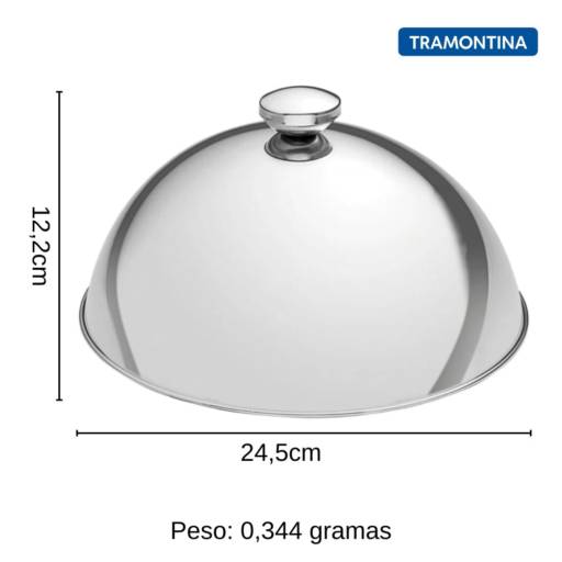 Cloche Inox 24cm Service - Tramontina por Casa Vitória