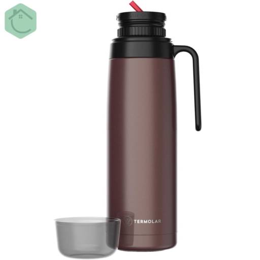Garrafa Térmica 100% Inox 1,0L R-Evolution Bronze - Termolar por Casa Vitória