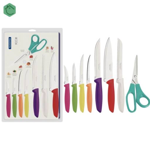 Conjunto de Utensílios Inox 8 Peças Plenus - Tramontina por Casa Vitória