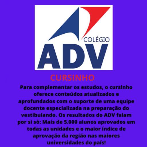Comprar o produto de Cursinho  em Cursinhos Pré-Vestibulares pela empresa Colégio ADV em Botucatu, SP por Solutudo