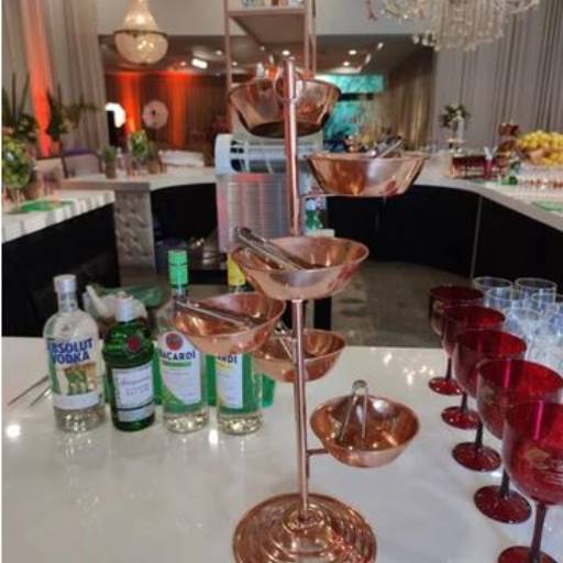 Estrutura de bar temático para formatura