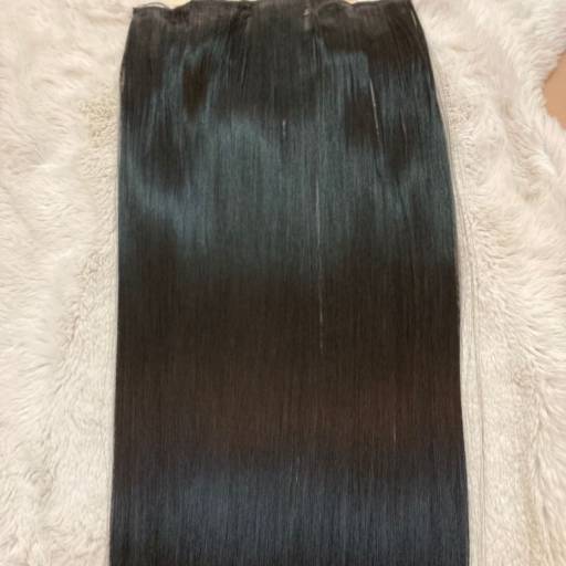Aplique tic tac de cabelo preto em Foz do Iguaçu, PR por Trimurti Cabelos para Mega Hair Perucas Jumbo e Apliques para Cabelo 
