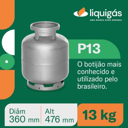 Vasilhames de Gás 13 kg - Confiabilidade e Eficiência em Canoas