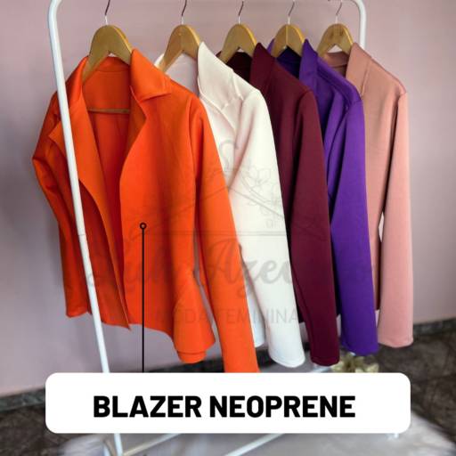Comprar o produto de Blazer Neoprene em Roupas Femininas pela empresa Luh Azevedo Moda Feminina em Itupeva, SP por Solutudo