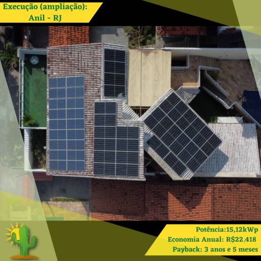 Comprar o produto de Energia Solar​ em Rio de Janeiro, RJ em Energia Solar pela empresa Cactos - Soluções em Energia em Rio de Janeiro, RJ por Solutudo