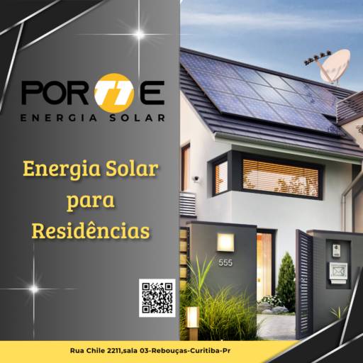 Energia Solar Residencial em Curitiba, PR por Portte Energia solar