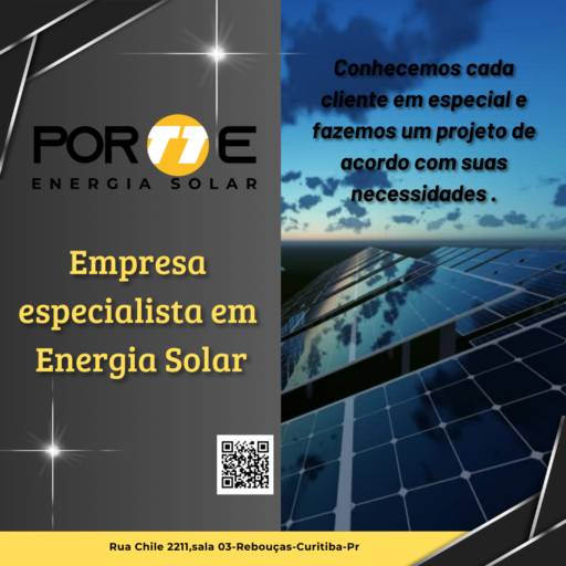 Energia Solar Fotovoltaica - Sustentabilidade e Economia em Curitiba