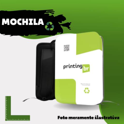 Comprar o produto de Mochila personalizada em Produtos Ecológicos pela empresa Gráfica BR Printing - Banners, Placas, Adesivos, Outdoors e Impressos em Geral em Atibaia, SP por Solutudo