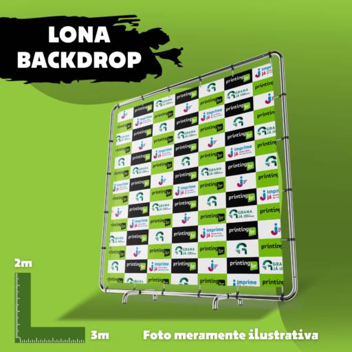 Lona Backdrop em Atibaia, SP por Gráfica BR Printing - Banners, Placas, Adesivos, Outdoors e Impressos em Geral