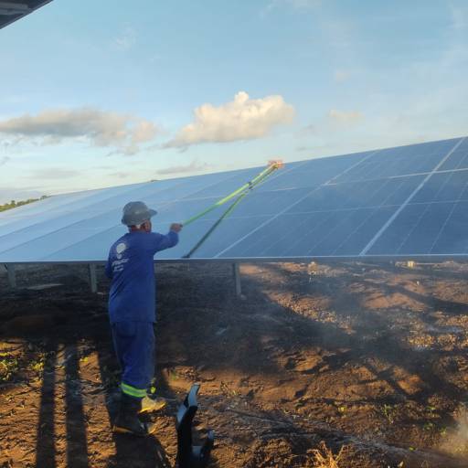 Limpeza de Placa Solar