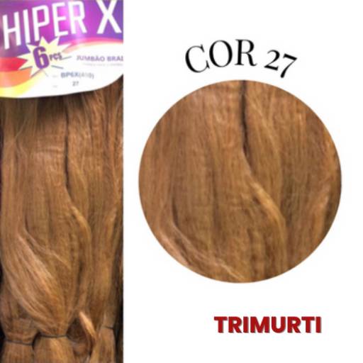 Comprar o produto de Jumbo Loiro Mel marca HIPER X em Apliques de Cabelo pela empresa Trimurti - Apliques Perucas e Acessórios para Cabelos em Foz do Iguaçu, PR por Solutudo