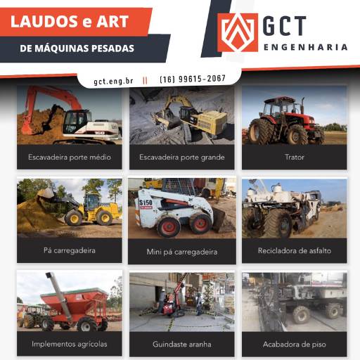 Laudo técnico de máquinas pesadas