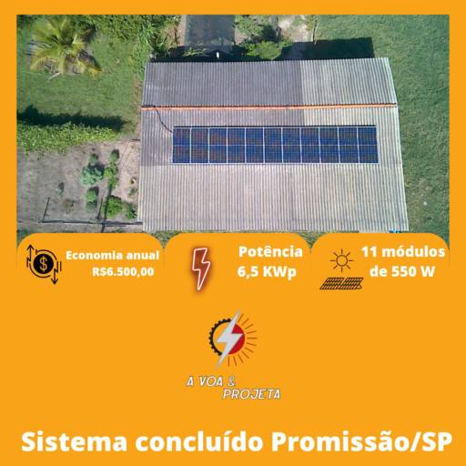 Comprar a oferta de Energia Solar​ em Promissão, SP em Energia Solar pela empresa A Voa & Projeta em Promissão, SP por Solutudo