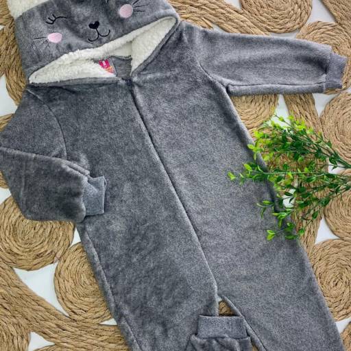 Macacão de ursinho de menina por Influência Kids - Moda Infantil