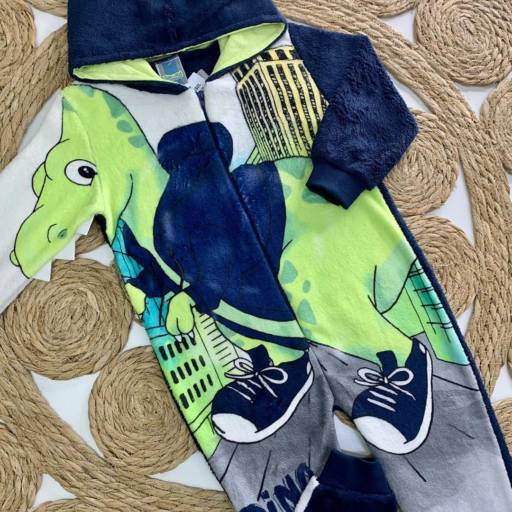 Macacão do Dino por Influência Kids - Moda Infantil