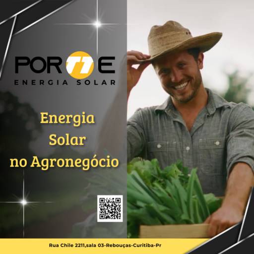Energia solar para agronegócio em Curitiba, PR por Portte Energia solar