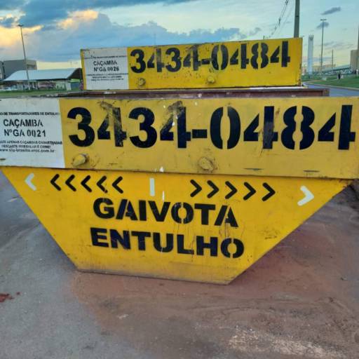 Comprar o produto de Container de entulho Ponte Alta em Caçambas pela empresa Gaivota entulho e caçambas ( garagem) em Brasília, DF por Solutudo