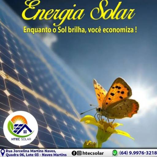 Comprar o produto de Energia solar empresarial em Energia Solar pela empresa Htec Solar em Mineiros, GO por Solutudo