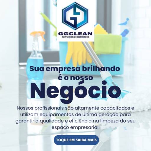 Comprar o produto de Limpeza Comercial em São Paulo  em Limpeza pela empresa GGCLEAN SERVIÇOS E COMÉRCIO DE LIMPEZA LTDA em São Paulo, SP por Solutudo