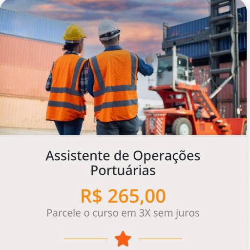 Assistente de Operações Portuárias em Santos, SP por CECONPORT