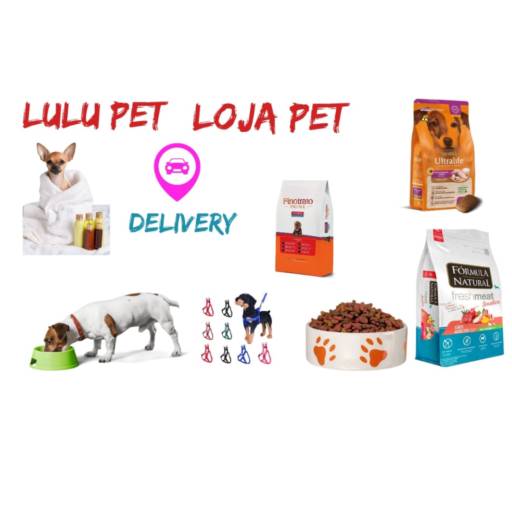 Delivery de ração, petiscos, acessórios e brinquedos por Lulu Pet| Banho E Tosa