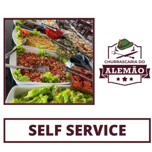 Comprar o produto de Self Service em Restaurantes Self Service pela empresa Churrascaria & Lanchonete do Alemão em Itapetininga, SP por Solutudo