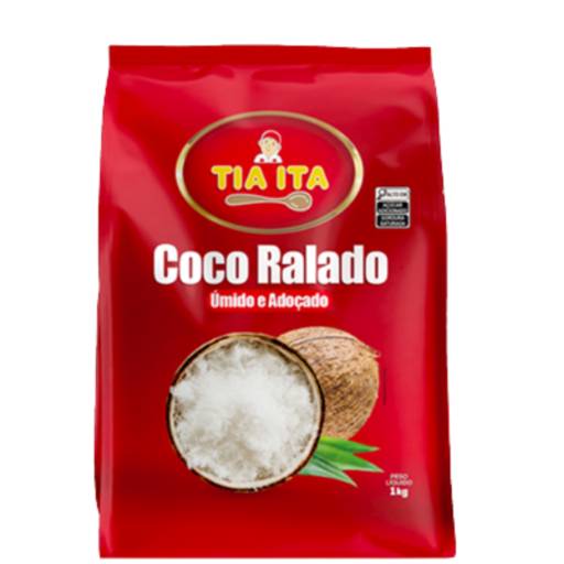 Comprar o produto de COCO RALADO ÚNIDO E ADOÇADO 1 KG em Coco ralado pela empresa TIA ITA ALIMENTOS em Aracaju, SE por Solutudo