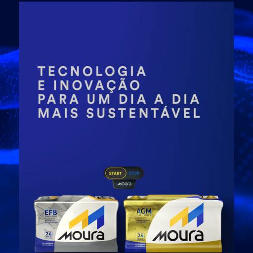 Comprar o produto de BATERIA START STOP, EFB OU AGM, MARCAS MOURA E HELIAR em Baterias Automotivas pela empresa Ferraz Baterias em São José do Rio Preto, SP por Solutudo