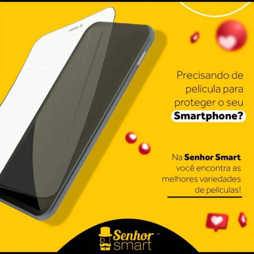 Comprar o produto de Película para celular em Películas Protetoras pela empresa Senhor Smart Mineiros em Mineiros, GO por Solutudo