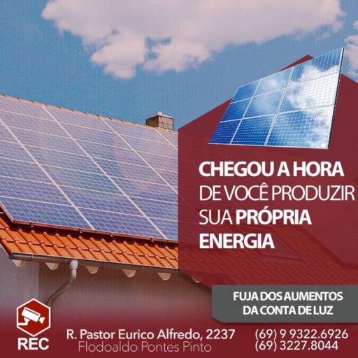 Placas Solares - Eficiência Energética e Sustentabilidade - Porto Velho
