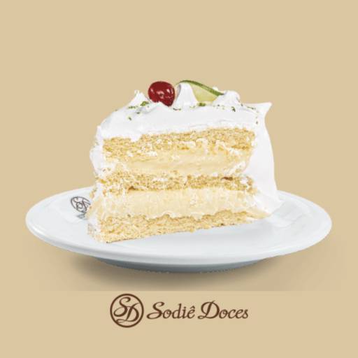 Bolo Branco de Limão por Sodiê Doces
