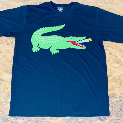 Camiseta Lacoste Mentblindada 014 - Azul Marinho por Loja Mentblindada 014 