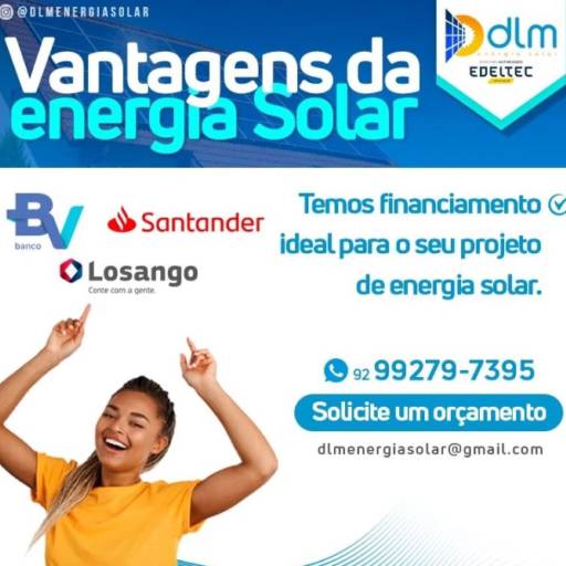 Comprar o produto de Energia Solar​ em Manaus, AM em Energia Solar pela empresa DLM Energia Solar em Manaus, AM por Solutudo