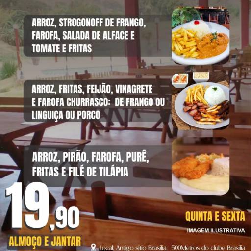 As Quintas e sextas é dia de almoçar no Casa de Vó